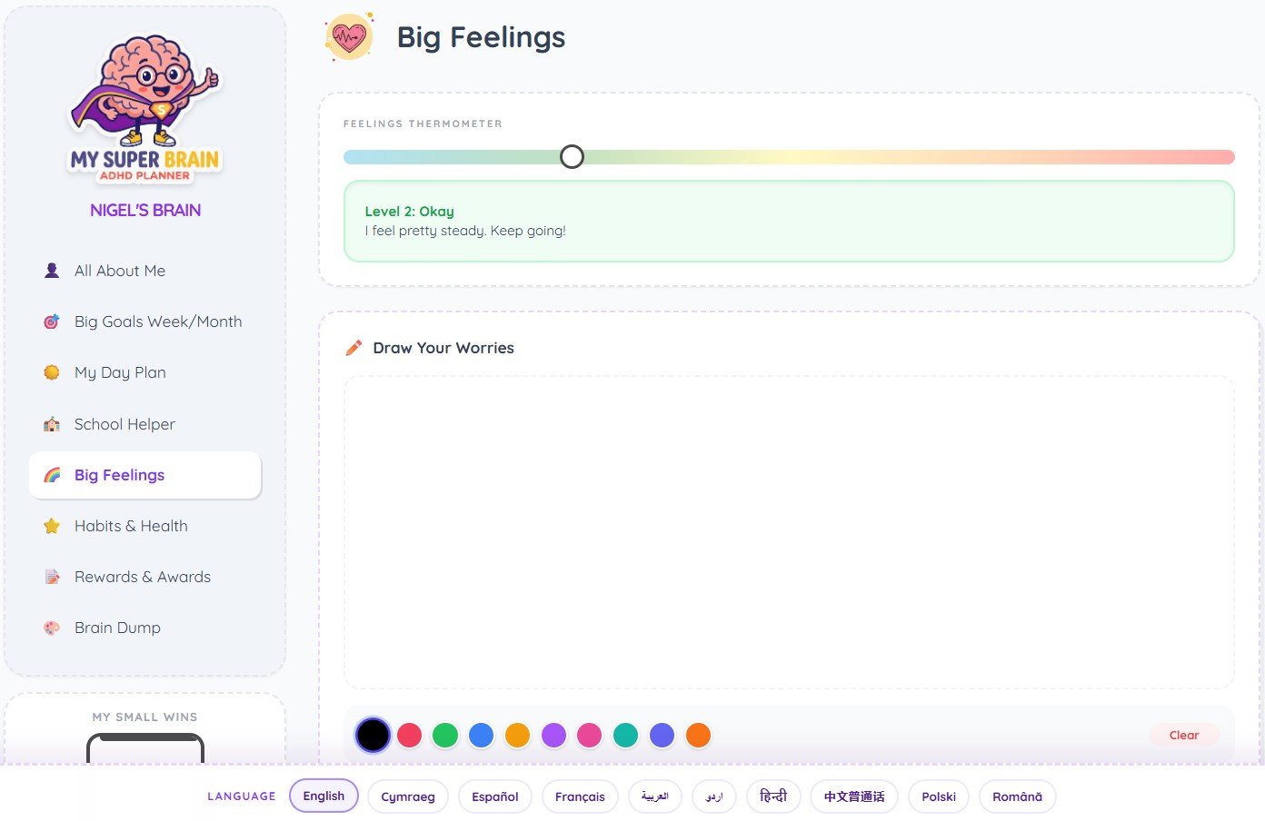 Big Feelings Thermometer Preview