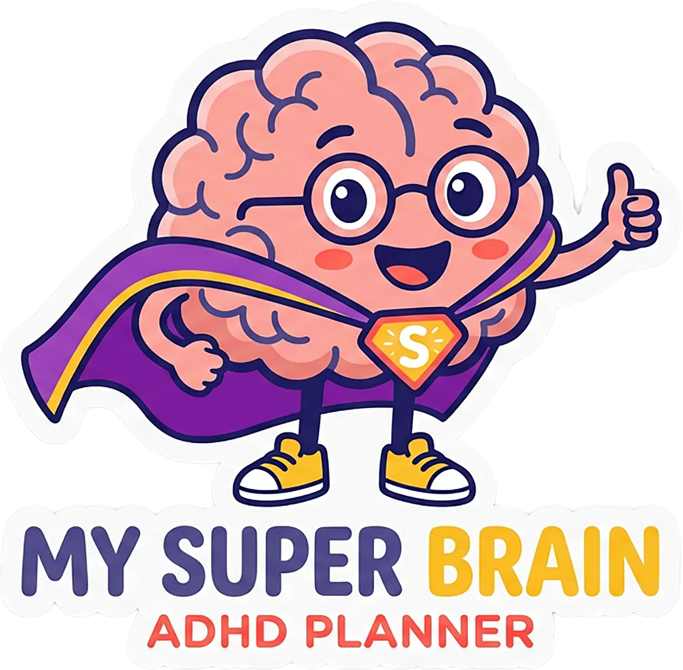 Super Brain Mascot